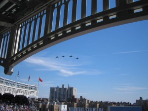 Opening day flyover