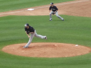 Joba Chamberlain's 12-pitch, two-strike-out fourth inning looked dominant.